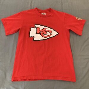 VTG Kansas City Chiefs Shirt Mens Med. Red NFL Football Graphic Tee Pro Athletic